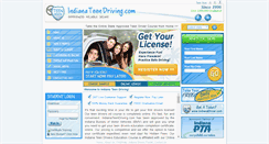Desktop Screenshot of indianateendriving.com