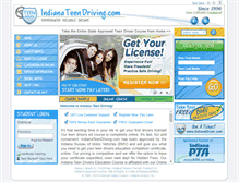 Tablet Screenshot of indianateendriving.com